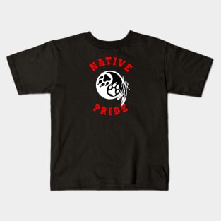 NATIVE PRIDE 9 (WOLF) Kids T-Shirt